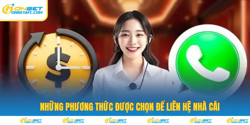 Những phương thức được chọn để liên hệ